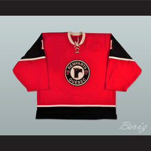 Load image into Gallery viewer, Nicolas Barriere 1 Quebec Remparts Red Hockey Jersey