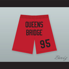 Load image into Gallery viewer, Hennessy Queens Bridge 95 Red Basketball Shorts