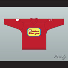Load image into Gallery viewer, Tommy Songin 15 Quikee Burger Hockey Jersey Stuck on You