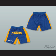 Load image into Gallery viewer, Quincy McCall 22 Crenshaw High School Blue Basketball Shorts 2