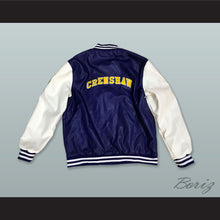 Load image into Gallery viewer, Quincy McCall 22 Crenshaw High School Class of 88 Blue and White Lab Leather Varsity Letterman Jacket