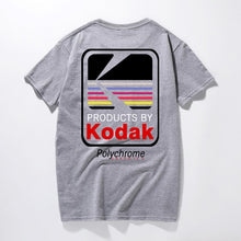 Load image into Gallery viewer, RAEEK 2018 Summer Men Women Tee INS Korea Retro Loose Wild Kodak Letter Short-sleeved KODAK Cotton T shirt