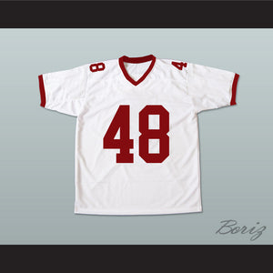 Alan Bosley 48 T. C. Williams High School Titans White Football Jersey Remember the Titans