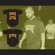 Load image into Gallery viewer, Drake Summer Sixteen Revenge Black Baseball Jersey