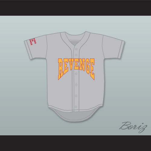 Drake Summer Sixteen Revenge Looking For Revenge Gray Baseball Jersey
