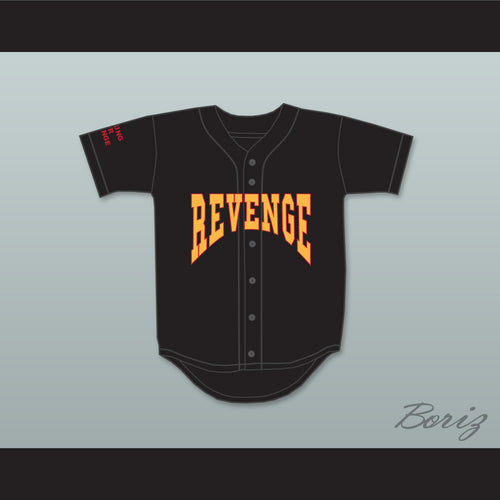 Drake Summer Sixteen Revenge Looking For Revenge Black Baseball Jersey