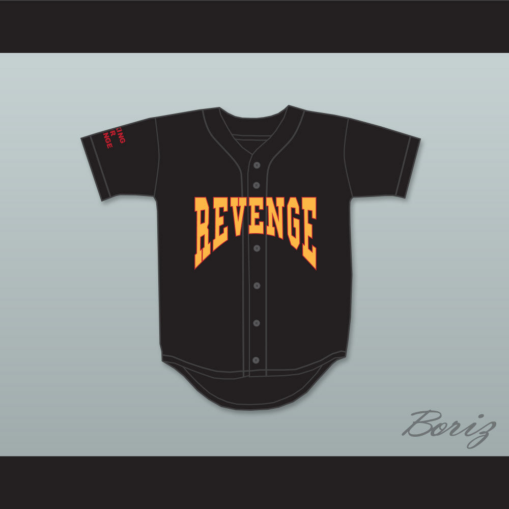 Drake Summer Sixteen Revenge Looking For Revenge Black Baseball Jersey