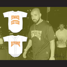 Load image into Gallery viewer, Drake Summer Sixteen Revenge White Baseball Jersey