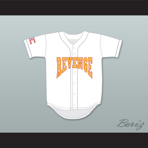 Drake Summer Sixteen Revenge Looking For Revenge White Baseball Jersey