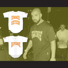 Load image into Gallery viewer, Drake Summer Sixteen Revenge Looking For Revenge White Baseball Jersey