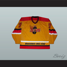 Load image into Gallery viewer, Richard Goudreau 77 Les Boys Yellow Hockey Jersey