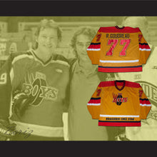 Load image into Gallery viewer, Richard Goudreau 77 Les Boys Yellow Hockey Jersey