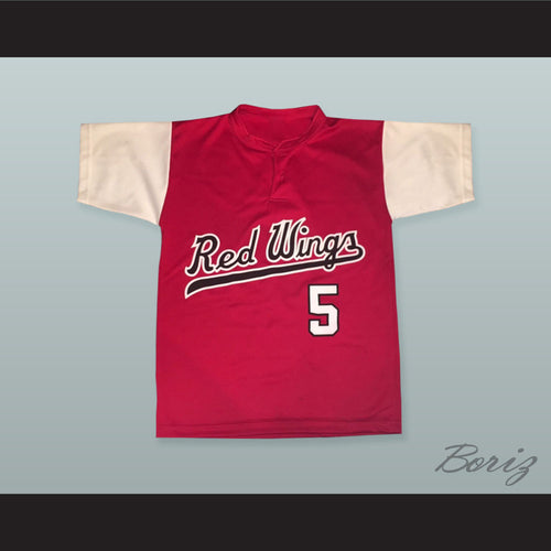 Cal Ripken Jr. 5 Rochester Red Wings Red Baseball Jersey