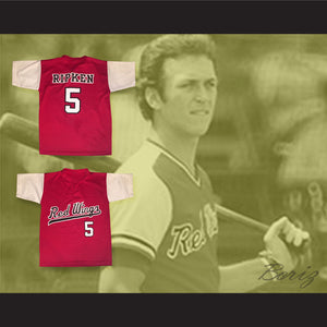 Cal Ripken Jr. 5 Rochester Red Wings Red Baseball Jersey