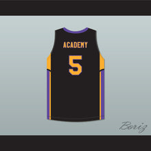 Load image into Gallery viewer, R.J. Barrett 5 Montverde Academy Eagles Black Basketball Jersey