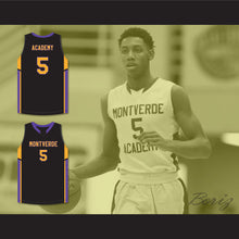 Load image into Gallery viewer, R.J. Barrett 5 Montverde Academy Eagles Black Basketball Jersey