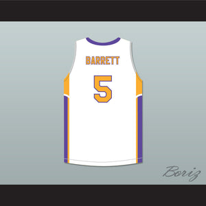 R.J. Barrett 5 Montverde Academy Eagles White Basketball Jersey