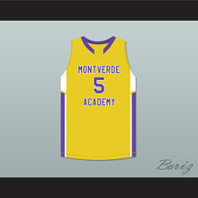Load image into Gallery viewer, R.J. Barrett 5 Montverde Academy Eagles Yellow Basketball Jersey