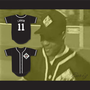 Barry Larkin 11 Aardvarks Baseball Jersey 1st Annual Rock N' Jock Diamond Derby