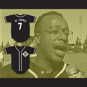 MC Hammer 7 Aardvarks Baseball Jersey 1st Annual Rock N' Jock Diamond Derby