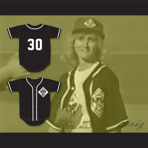 Pam Wright 30 Aardvarks Baseball Jersey 1st Annual Rock N' Jock Diamond Derby 1990