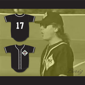 Tom Peterson 17 Aardvarks Baseball Jersey 1st Annual Rock N' Jock Diamond Derby 1990