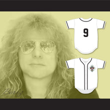 Load image into Gallery viewer, Steven Adler 9 Salamanders Baseball Jersey 1st Annual Rock N&#39; Jock Diamond Derby 1990