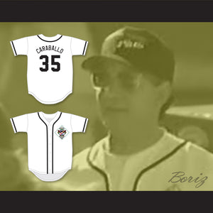 Rick Caraballo 35 Salamanders Baseball Jersey 1st Annual Rock N' Jock Diamond Derby