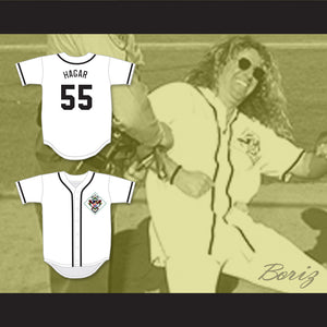 Sammy Hagar 55 Salamanders Baseball Jersey 1st Annual Rock N' Jock Diamond Derby
