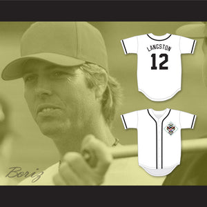 Mark Langston 12 Salamanders Baseball Jersey 1st Annual Rock N' Jock Diamond Derby