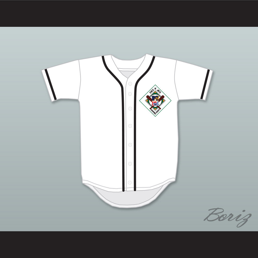 Darryl Strawberry 18 Salamanders Baseball Jersey 1st Annual Rock N' Jock Diamond Derby 1990