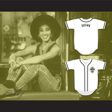 Load image into Gallery viewer, VJ Downtown Julie Brown Salamanders Baseball Jersey 1st Annual Rock N&#39; Jock Diamond Derby 1990