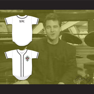 VJ Kevin Seal Salamanders Baseball Jersey 1st Annual Rock N' Jock Diamond Derby 1990