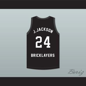 Jim Jackson 24 Bricklayers Basketball Jersey 3rd Annual Rock N' Jock B-Ball Jam 1993