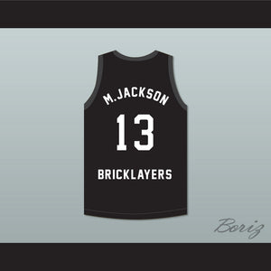 Mark Jackson 13 Bricklayers Basketball Jersey 3rd Annual Rock N' Jock B-Ball Jam 1993