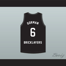 Load image into Gallery viewer, Steve Gorman 6 Bricklayers Basketball Jersey 3rd Annual Rock N&#39; Jock B-Ball Jam 1993