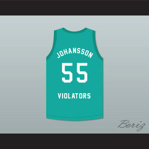 Paul Johansson 55 Violators Basketball Jersey 3rd Annual Rock N' Jock B-Ball Jam 1993