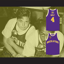 Load image into Gallery viewer, Scott Wolf 4 Bricklayers Basketball Jersey 5th Annual Rock N&#39; Jock B-Ball Jam 1995