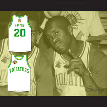 Load image into Gallery viewer, Gary Payton 20 Violators Basketball Jersey 5th Annual Rock N&#39; Jock B-Ball Jam 1995