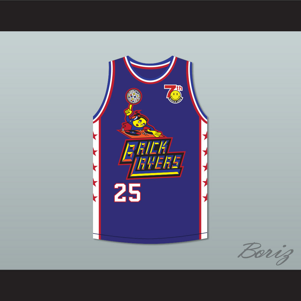 Chris Connelly 25 Bricklayers Basketball Jersey 7th Annual Rock N' Jock B-Ball Jam 1997