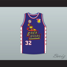 Load image into Gallery viewer, Chris Spencer 32 Bricklayers Basketball Jersey 7th Annual Rock N&#39; Jock B-Ball Jam 1997