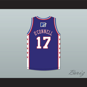 Jerry O'Connell 17 Bricklayers Basketball Jersey 7th Annual Rock N' Jock B-Ball Jam 1997
