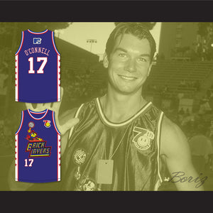 Jerry O'Connell 17 Bricklayers Basketball Jersey 7th Annual Rock N' Jock B-Ball Jam 1997