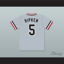 Load image into Gallery viewer, Cal Ripken Jr. 5 Rochester Red Wings Gray Baseball Jersey