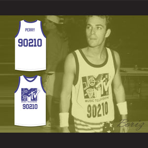 Luke Perry 90210 Basketball Jersey First Annual Rock N' Jock B-Ball Jam 1991