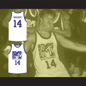 Mark Wahlberg 14 Basketball Jersey First Annual Rock N' Jock B-Ball Jam 1991