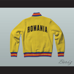 Romania Varsity Letterman Jacket-Style Sweatshirt