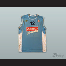 Load image into Gallery viewer, Rafa Vidaurreta 12 CB Estudiantes Madrid Spain Light Blue Basketball Jersey