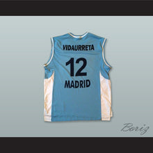 Load image into Gallery viewer, Rafa Vidaurreta 12 CB Estudiantes Madrid Spain Light Blue Basketball Jersey