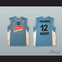 Load image into Gallery viewer, Rafa Vidaurreta 12 CB Estudiantes Madrid Spain Light Blue Basketball Jersey